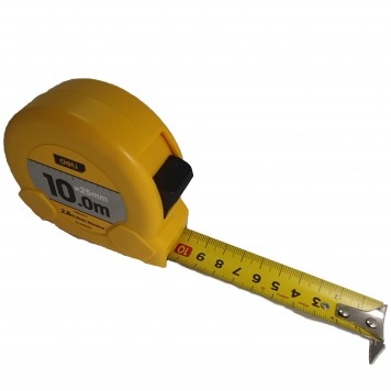 Рулетка DL281025 10мх25мм, метрическая Deli-1