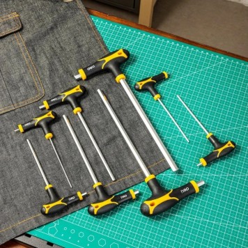 Ключи DL233108 н-р шестигранных с рукоятью Deli 8 шт размеры 2;2,5;3; 4;5;6;8;10 Deli-2