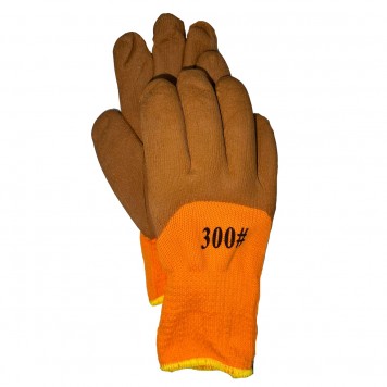 Перчатки акриловые со вспененным латексным покрытием 3/4-2