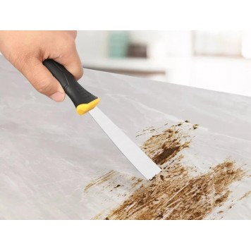 Шпатель DL-HD1 210*25мм, нержавеющая сталь Deli-1