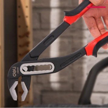 Клещи DL2610Z переставные усиленные 250мм, раскрытие до 60мм Deli-2