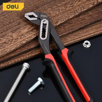 Клещи DL2610Z переставные усиленные 250мм, раскрытие до 60мм Deli-5