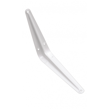 Кронштейн 125х150 полимер белый-1