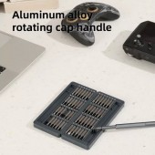 Набор DL241057 прецизионных отверток (отвертка + 56 бит), сталь S2 + Cr-V Deli