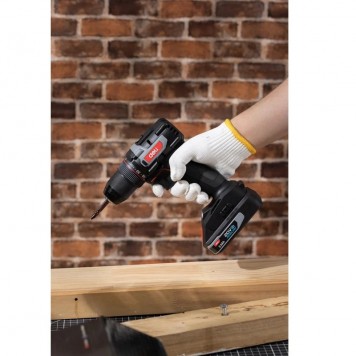 Шуруповёрт DE-DZ20-2D2, 2х2Ач+ЗУ, 20В, 70Нм, сумка, Deli "Red Line"-6