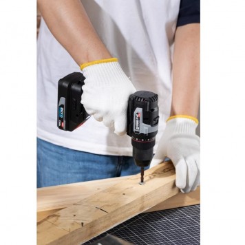 Шуруповёрт DE-DZ20-2D2, 2х2Ач+ЗУ, 20В, 70Нм, сумка, Deli "Red Line"-7