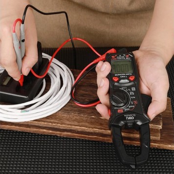 Мультиметр DL334204 клещи цифровые Deli-3