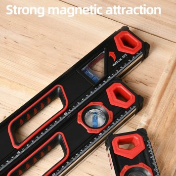 Уровень DL290600K зеркальный глазок, двухсторонняя фрезеровка 600мм Deli-4