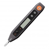 Отвёртка HT7005 индикаторная цифровая "Home Series Gray" (12-250 В, фонарик, батарейки Deli