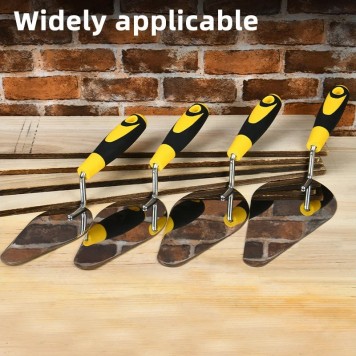 Мастерок DL509218 нержавеющая сталь 200мм, капля, Deli-5