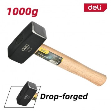 Кувалда DL448010 1 кг, деревянная рукоять Deli-1