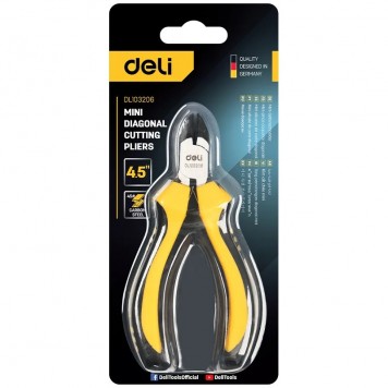 Бокорезы DL103206 мини 110мм, двухкомпонентная рукоять Deli-6