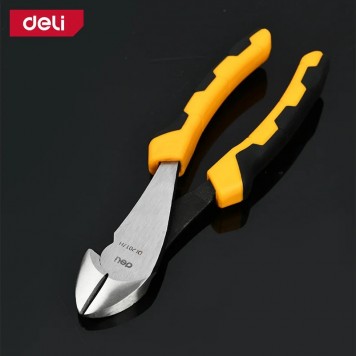 Бокорезы DL2017H диагональные усиленные 180мм, двухкомпонентная ручка Deli-1