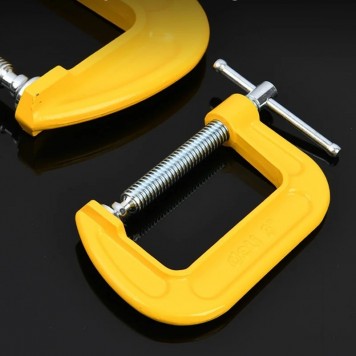 Струбцина DL-G203 G-образная усиленная высота зажима 75мм Deli-4