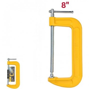 Струбцина DL-G208 G-образная усиленная высота зажима 200мм Deli-1