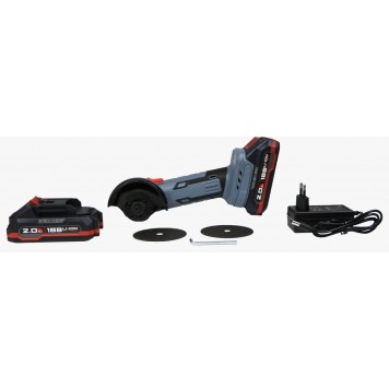 Угловая E0240 шлифмашина МИНИ бесщ. DGA-18B (18В, 76мм, Li-ion-2шт, 2.0Ач, 0-20000об/мин) PROFIPOWER-2