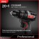 Шуруповёрт DE-CZ16-1D2, 2х2Ач+ЗУ, 16В, 45Нм Deli