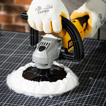 Шлифмашина DL-PG180-E1 полировальная сетевая 1200 Вт, 180 мм, 800-3600 об/мин Deli-6