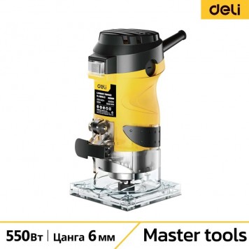 Фрезер DL-XB06-E1 кромочный 550 Вт Deli-1