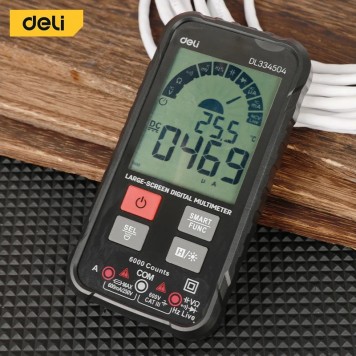 Мультиметр DL334504 многофункциональный цифровой Deli-2
