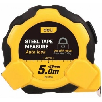 Рулетка DL3796 5мх19мм, Deli-2