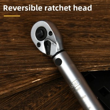 Ключ DL170025 динамометрический 5-25Нм, 3/8"72 зуба Deli-5