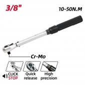 Ключ DL170050 динамометрический 10-50Нм, 3/8", 72 зуба Deli