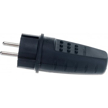 Вилка (Каучук) Универсал с З/К прямая чёрная-3