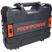 Гайковёрт E0189 бесщ. ударный PROFIPOWER T-2500N (18В,Li-ion-1шт, 8.0Ач, 2500Нм, З/У,