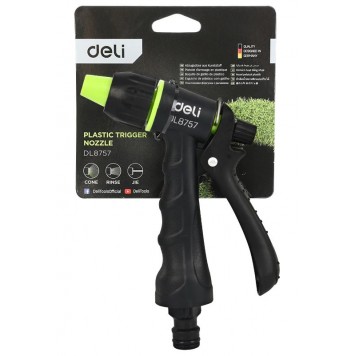 Пистолет DL8757 распылитель поливочный 3 режима распыления, пластиковый Deli-5