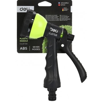 Пистолет DL8758 распылитель поливочный 7 режимов распыления, пластиковый Deli-5