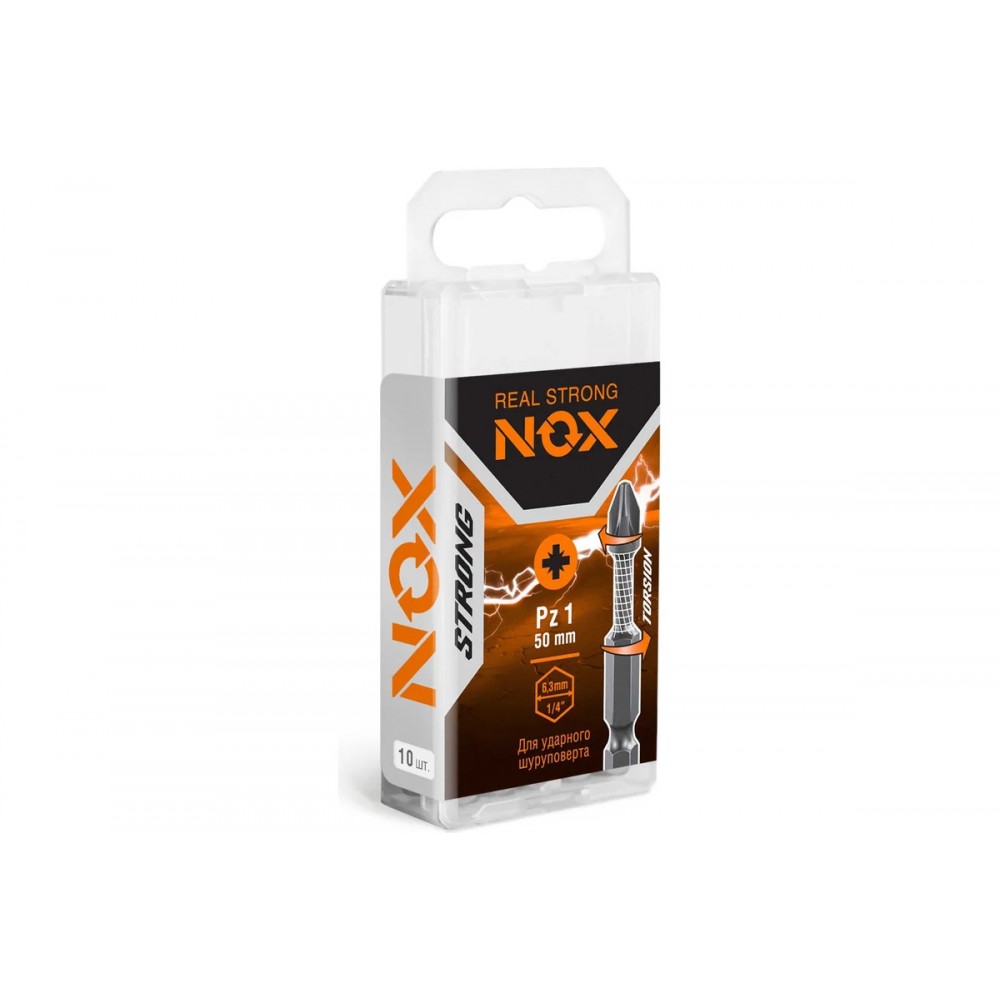 Купить Бита torsion PZ1-50 E6.3, 10 шт бокс STRONG NOX - по цене 366 ₽ в  Крыму с бесплатной доставкой по Симферополю в интернет-магазине ALET.TOOLS  - все для строительства и ремонта