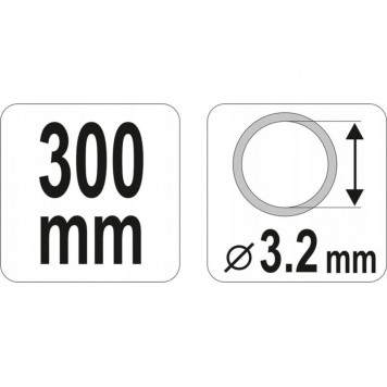 Шланг YT-0709 для шприца 300мм YATO-2