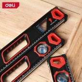 Уровень DL2901000K зеркальный глазок, двухсторонняя фрезеровка 100 см Deli
