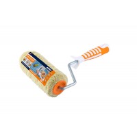 Валик с ручкой ПРОФИ полиакрил желтый 240 мм, D = 8 мм АКОР