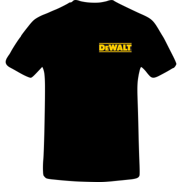 Футболка DEWALT черная подарок