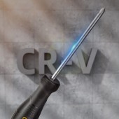 Отвёртка DL625075 крестовая PH1x75мм, CR-V Deli