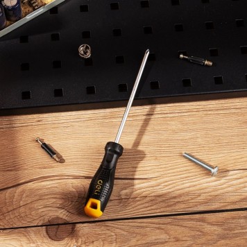 Отвёртка DL625125 крестовая PH1x125мм, CR-V Deli-5