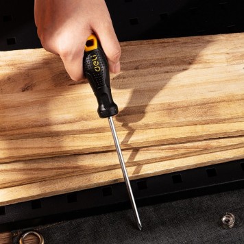 Отвёртка DL625125 крестовая PH1x125мм, CR-V Deli-4