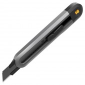 Нож технический HT4018 "Home Series Black" 18 мм, сегментированное лезвие Deli