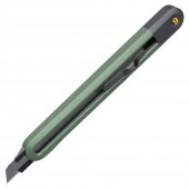 Нож технический HT4009L "Home Series Green" 9 мм, сегментированное лезвие Deli