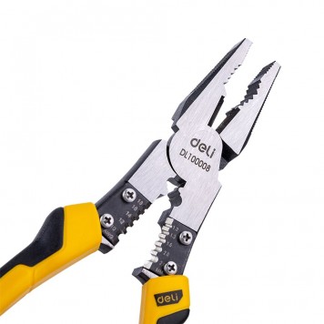 Плоскогубцы DL100008 многофункциональные 215 мм Deli-2