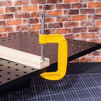 Струбцина DL-G206 усиленная G-образная (150х95 мм) Deli-9