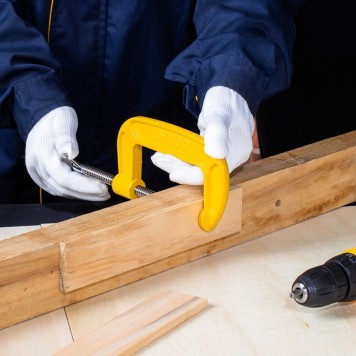 Струбцина DL-G206 усиленная G-образная (150х95 мм) Deli-10