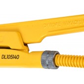 Ключ трубный DL105140 рычажный №1 315 мм (прямые губки 0-40 мм) Deli