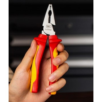 Плоскогубцы DL512006 диэлектрические до 1000В, 160 мм Deli-1