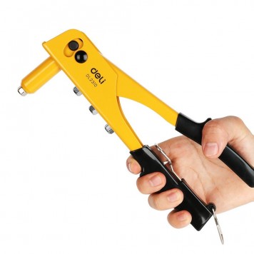 Заклёпочник DL2310 ручной 250 мм (диаметр 2,4/3,2/4,0/4,8 мм) Deli-3