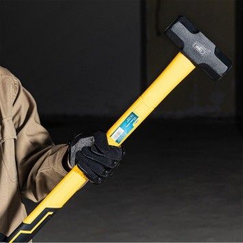 Кувалда DL6911 рукоятка из высокопрочного стекловолокна, 2.7 кг Deli-5