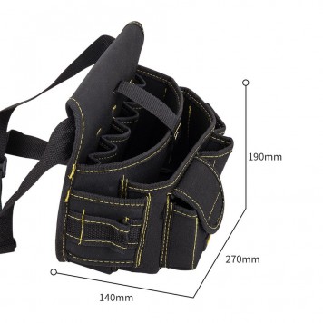 Сумка поясная монтажника DL-P5 (7 карманов) Deli-2