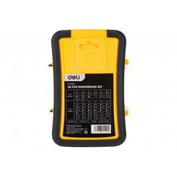 Набор DL3565 прецизионных отверток, 65 предметов Deli-8